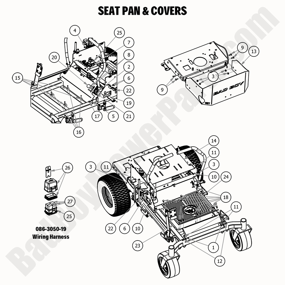 2020 MZ & MZ Magnum - Seat Pan and Covers